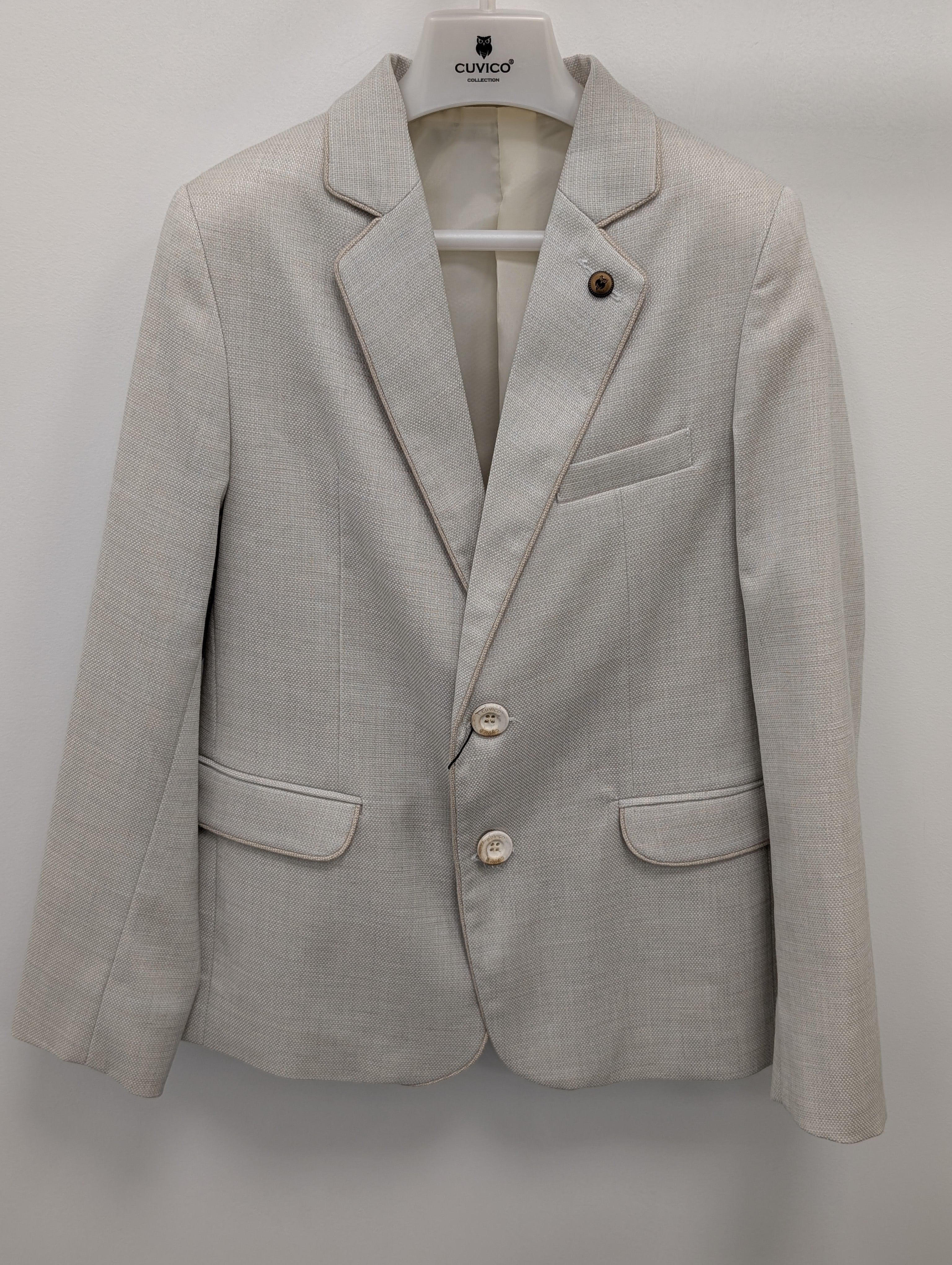 Cuvico Boys Cream Blazer