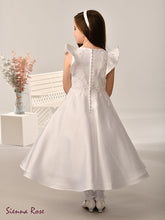 Load image into Gallery viewer, SALE COMMUNION DRESS Sienna Rose By Sweetie Pie Girls White Communion Dress:- SR719 AGE 6, 7, 8 &amp; 9
