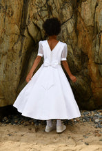 Load image into Gallery viewer, Paula&#39;s Communion Girls White Communion Dress:- PJ92
