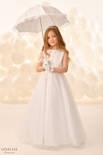 Load image into Gallery viewer, Linzi Jay Girls White Communion Dress:- Summer
