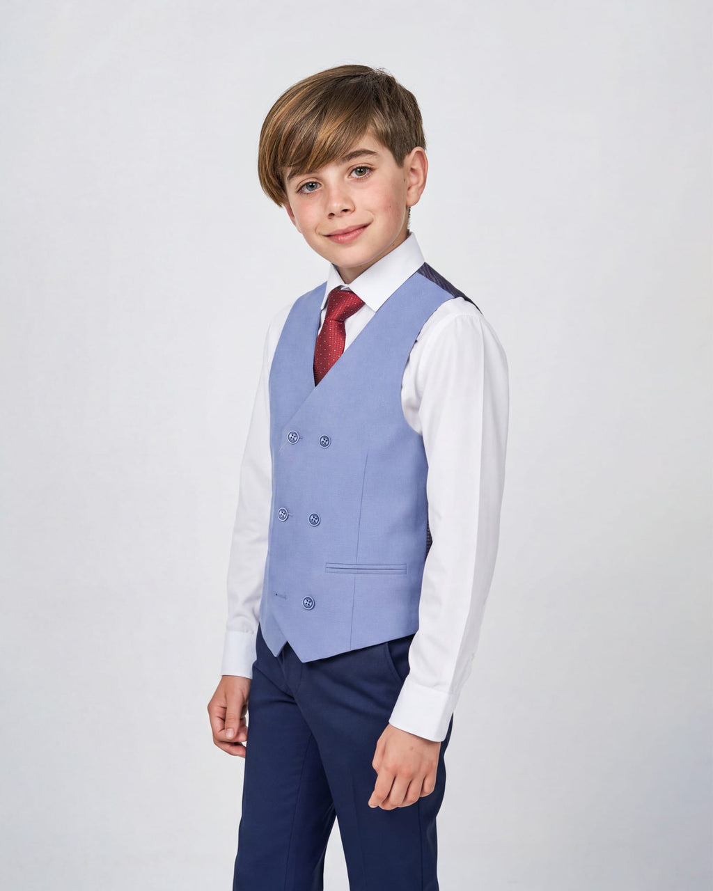 Spagnolo Blue Waistcoat