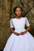 Load image into Gallery viewer, Paula&#39;s Communion Girls White Communion Dress:- PJ94

