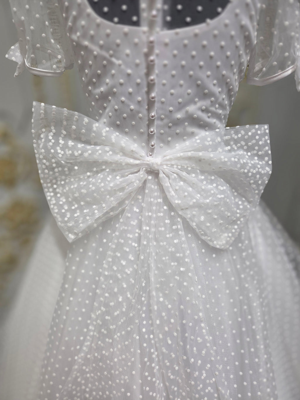 KINDLE EXCLUSIVE Sweetie Pie Girls White Communion Dress:- S- KD-01