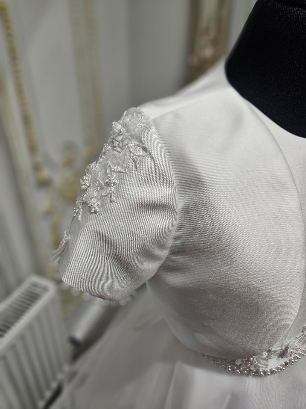 SALE COMMUNION DRESS KOKO Girls White Communion Dress:- KO25814/816 Age 5 & 6