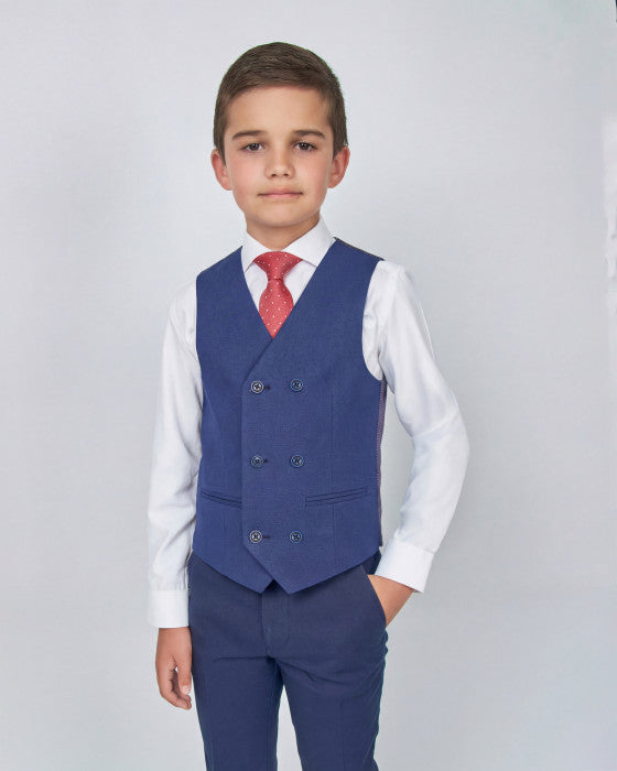 Spagnolo Navy Waistcoat