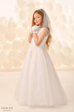Load image into Gallery viewer, Linzi Jay Girls White Communion Dress:- Piper
