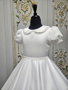 KINDLE EXCLUSIVE Girls White Communion Dress:- PJ105
