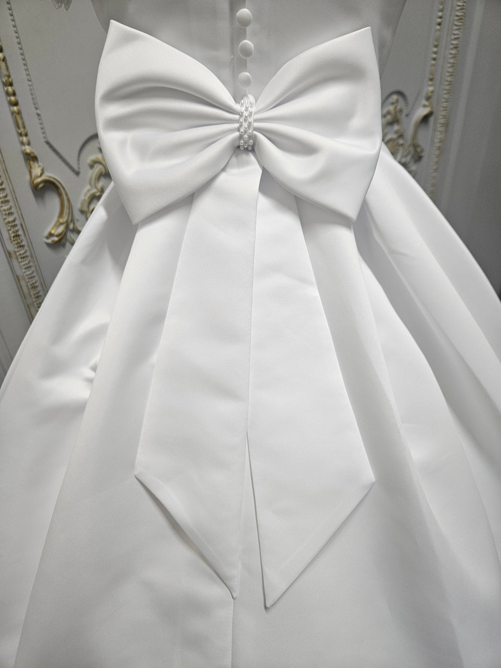 KINDLE EXCLUSIVE Girls White Communion Dress:- PJ105