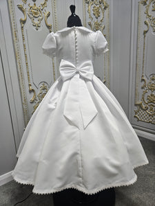KINDLE EXCLUSIVE Girls White Communion Dress:- PJ105