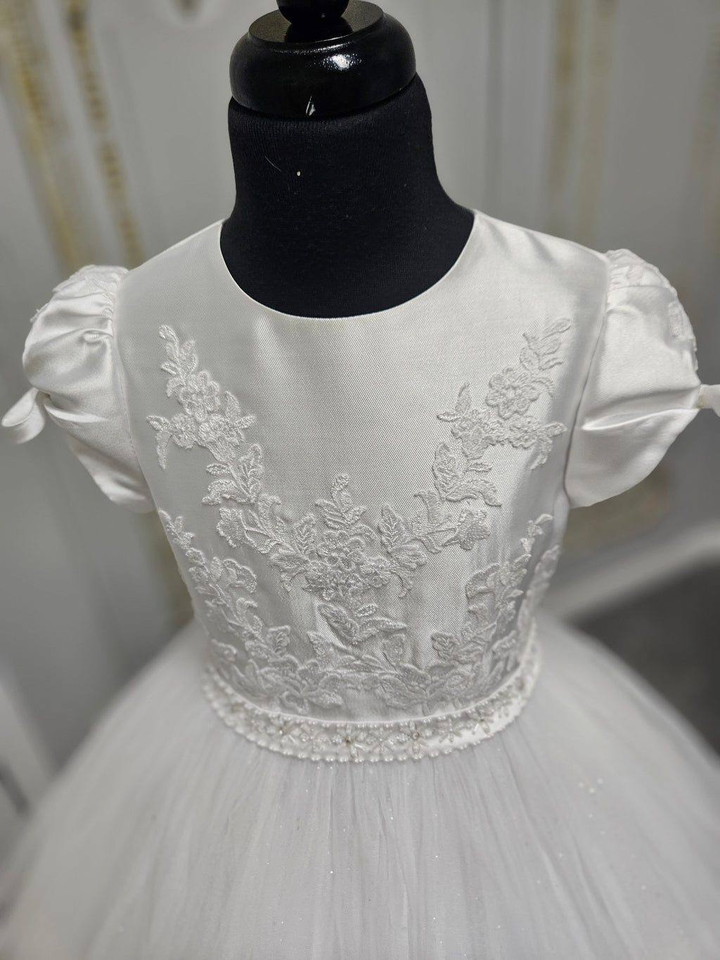 COMMUNION DRESS Isabella Girls White Communion Dress IS26394 EXCLUSIVE TO KINDLE