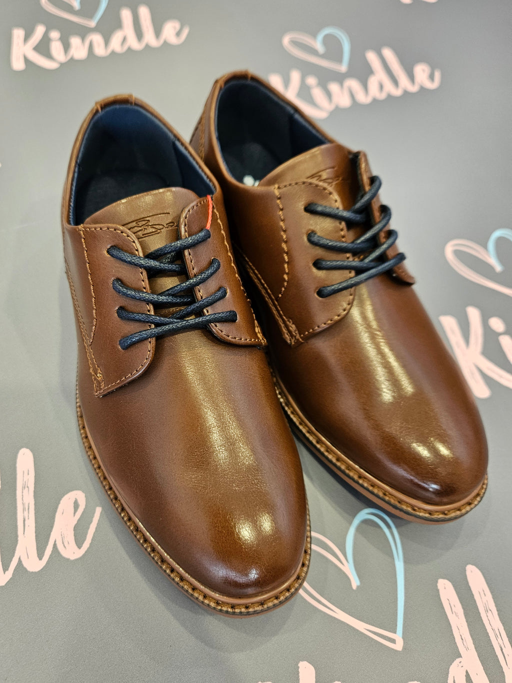 Tommy Bowe Sheahan Boys Shoes:- Camel