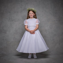 Load image into Gallery viewer, Isabella Girls White Communion Dress:- IS25332
