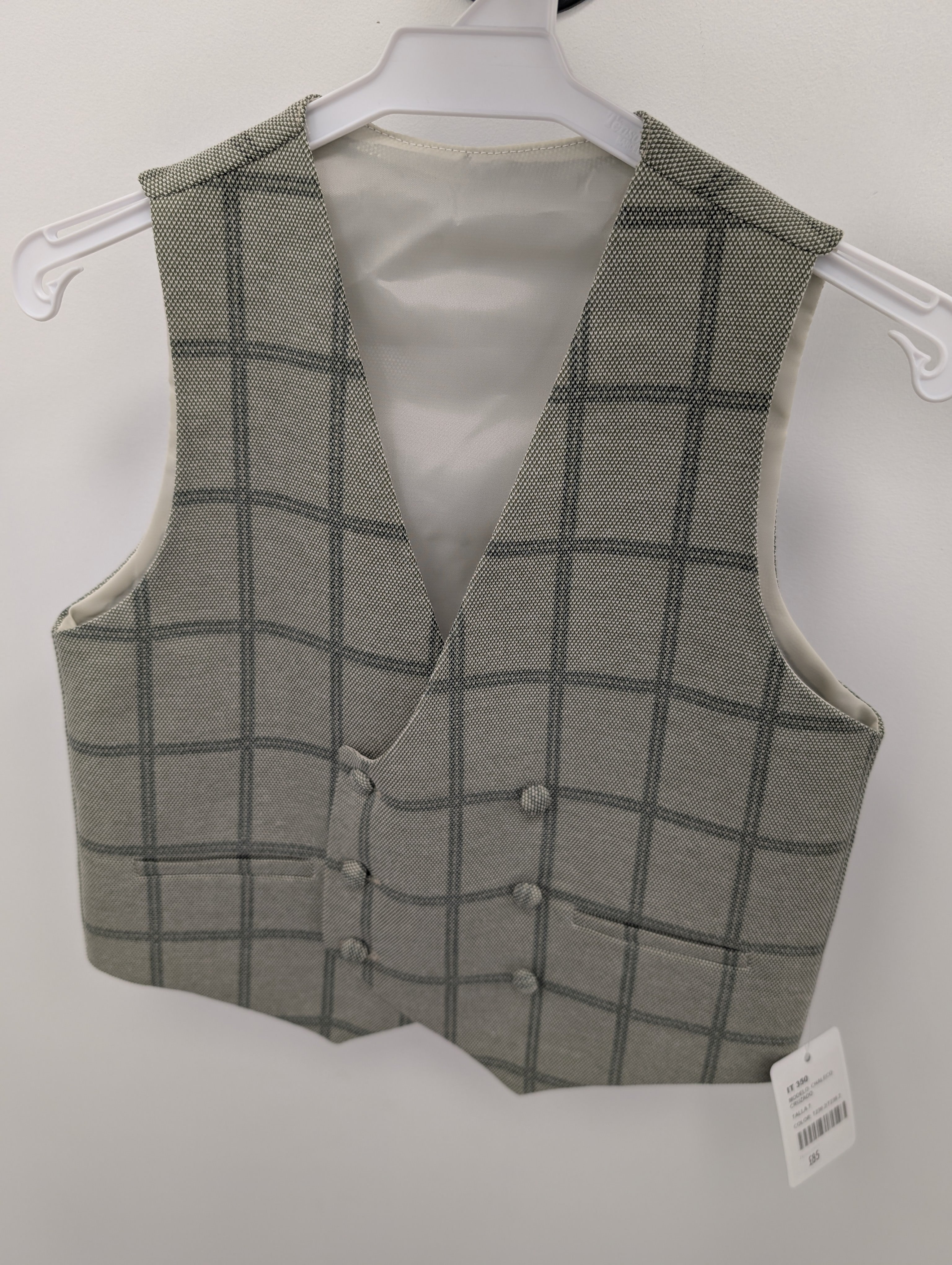 Cuvico Boys Green Waistcoat