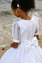 Load image into Gallery viewer, Paula&#39;s Communion Girls White Communion Dress:- PJ94

