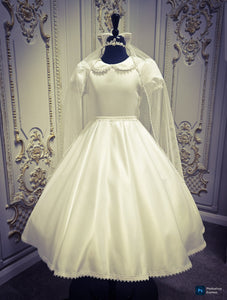 KINDLE EXCLUSIVE Girls White Communion Dress:- PJ105