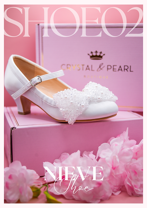 Crystal & Pearl Nieve Heel Shoe