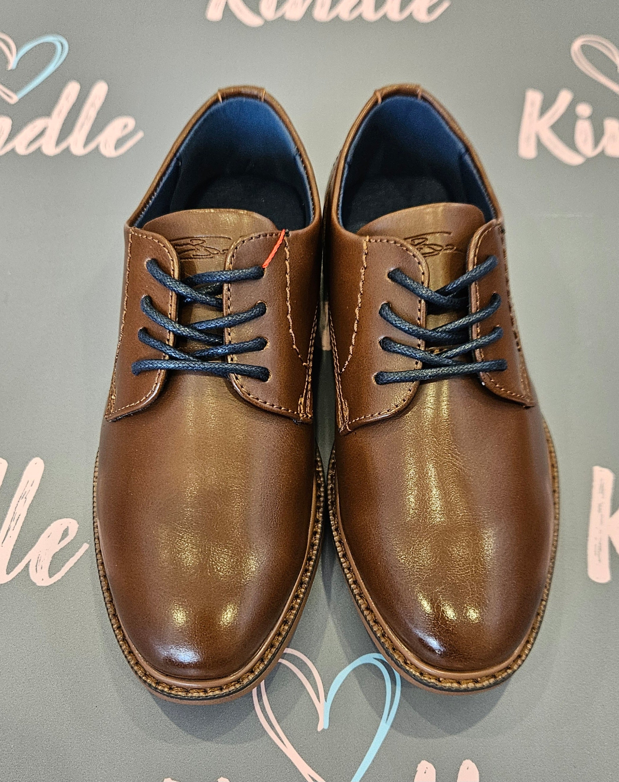 Tommy Bowe Sheahan Boys Shoes:- Camel
