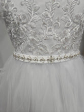 Load image into Gallery viewer, SALE COMMUNION DRESS Little People Girls White Communion Dress:- Nova Age 6, 7 &amp; 8
