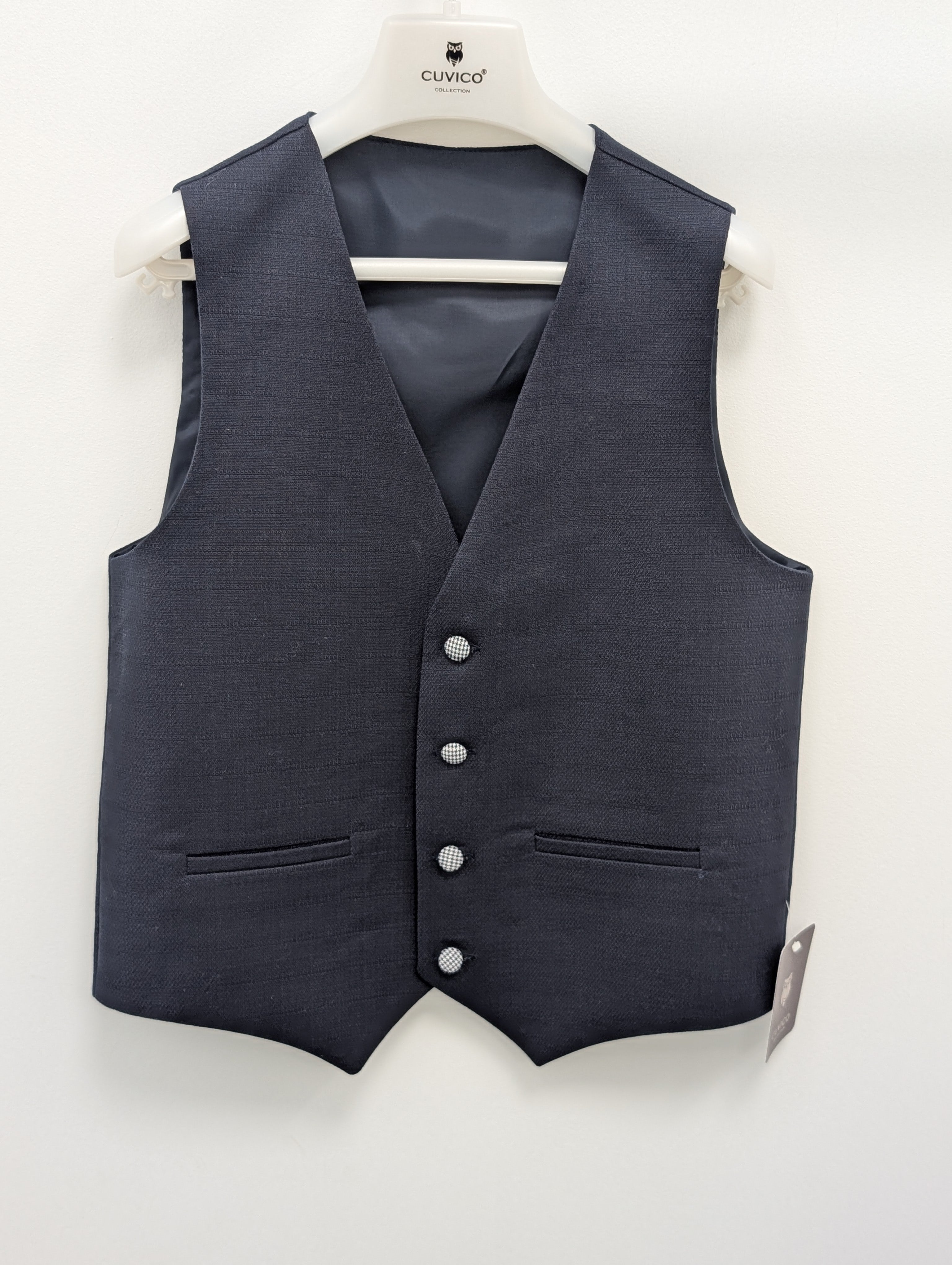 Cuvico Boys pink Cheque Blazer