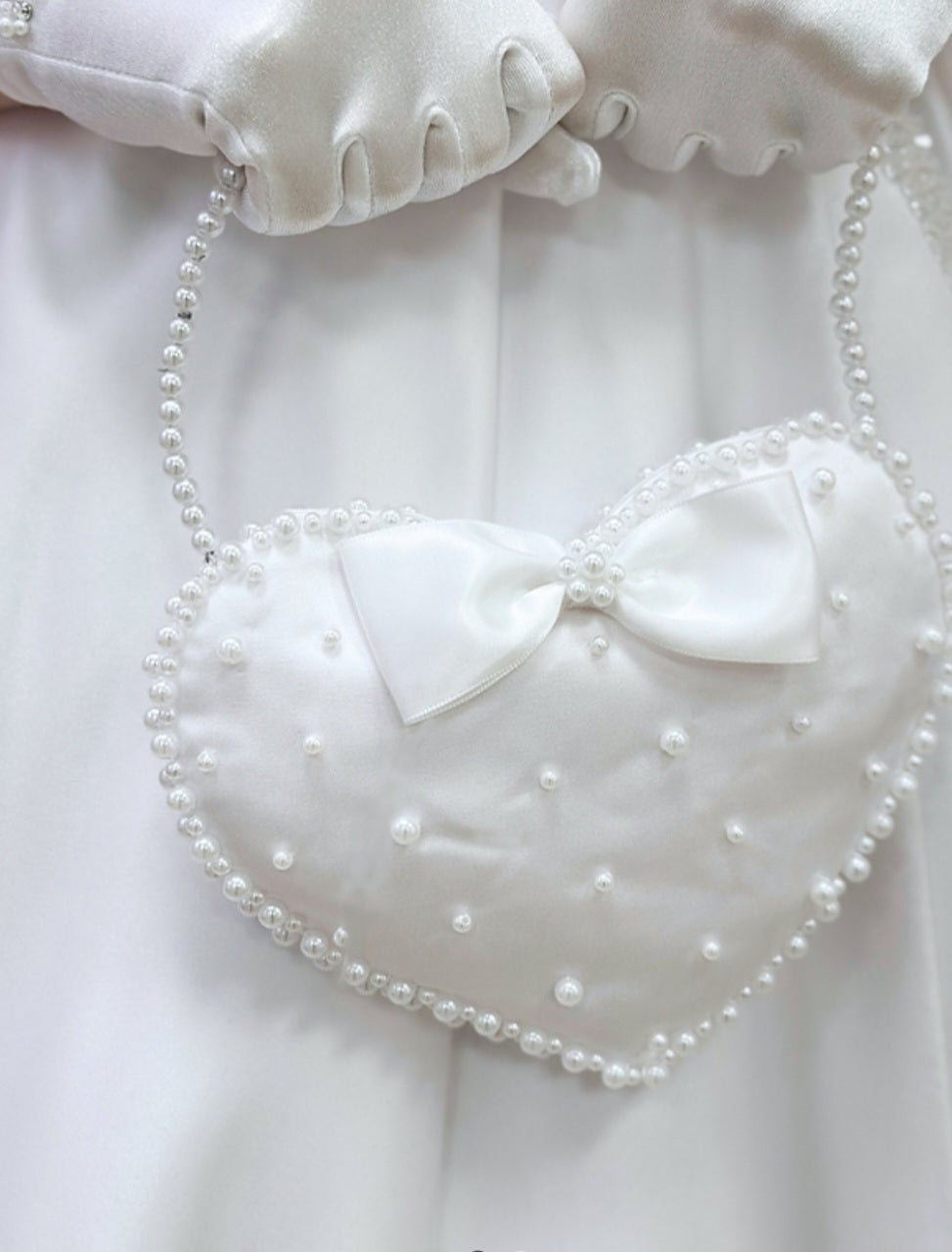 Crystal & Pearl Queen Of Hearts Bag