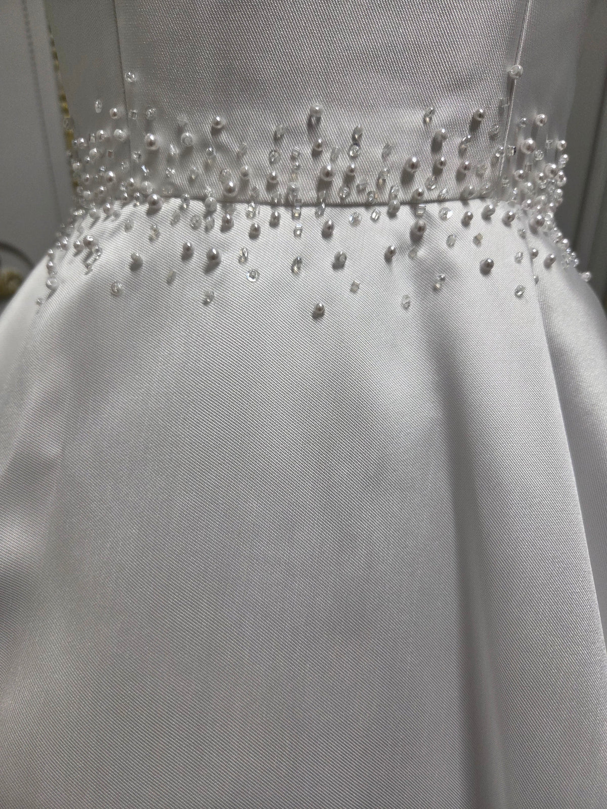 Isabella Girls White Communion Dress:- KO27752