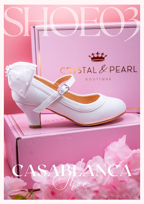 Crystal & Pearl Casablanca Heel Shoe