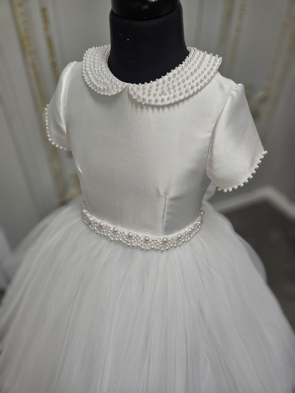 COMMUNION DRESS Isabella Girls White Communion Dress IS26384 EXCLUSIVE TO KINDLE