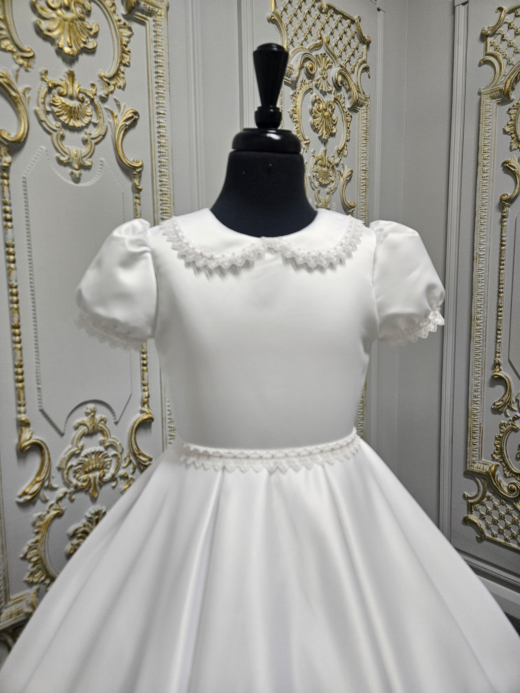 KINDLE EXCLUSIVE Girls White Communion Dress:- PJ105