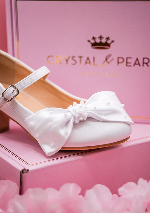 Crystal & Pearl Audrey Heel Shoe