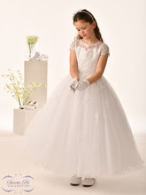 Load image into Gallery viewer, Sweetie Pie Girls White Communion Dress:- 5028
