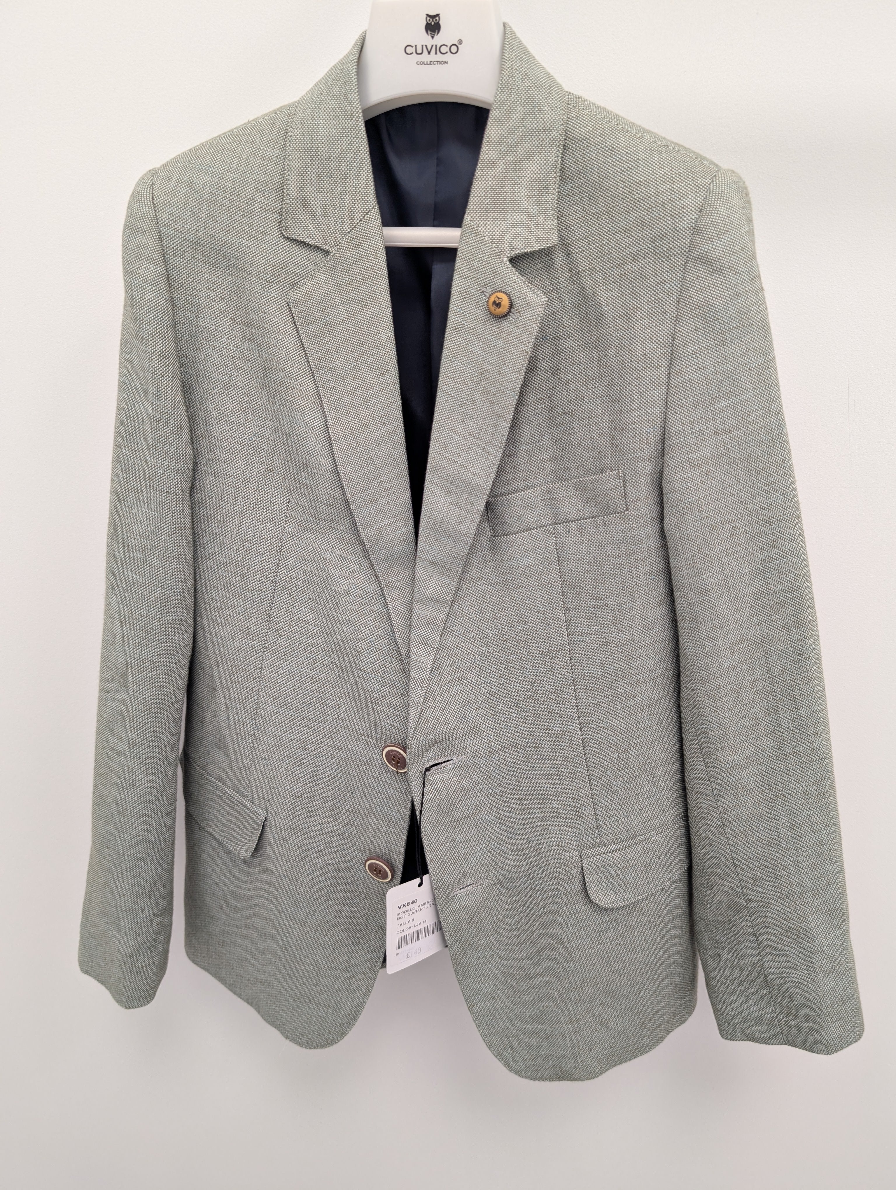 Cuvico Boys Green Blazer