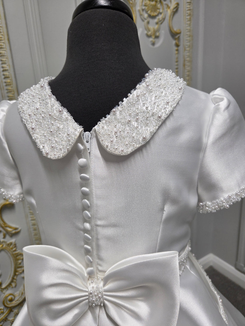 Isabella Girls White Communion Dress IS27494 EXCLUSIVE TO KINDLE