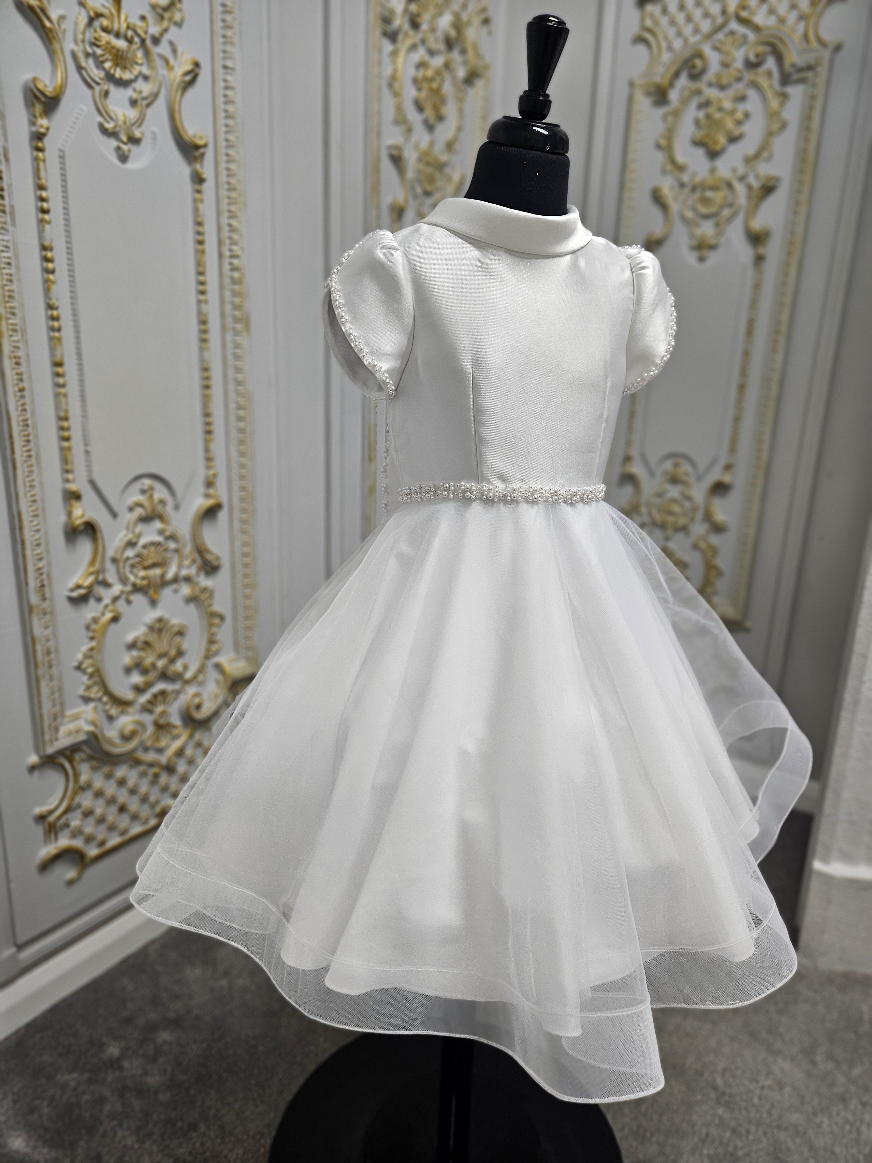 COMMUNION DRESS Isabella Girls White Communion Dress IS26382 EXCLUSIVE TO KINDLE
