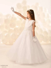 Load image into Gallery viewer, Linzi Jay Girls White Communion Dress:- Remi
