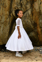 Load image into Gallery viewer, Paula&#39;s Communion Girls White Communion Dress:- PJ92
