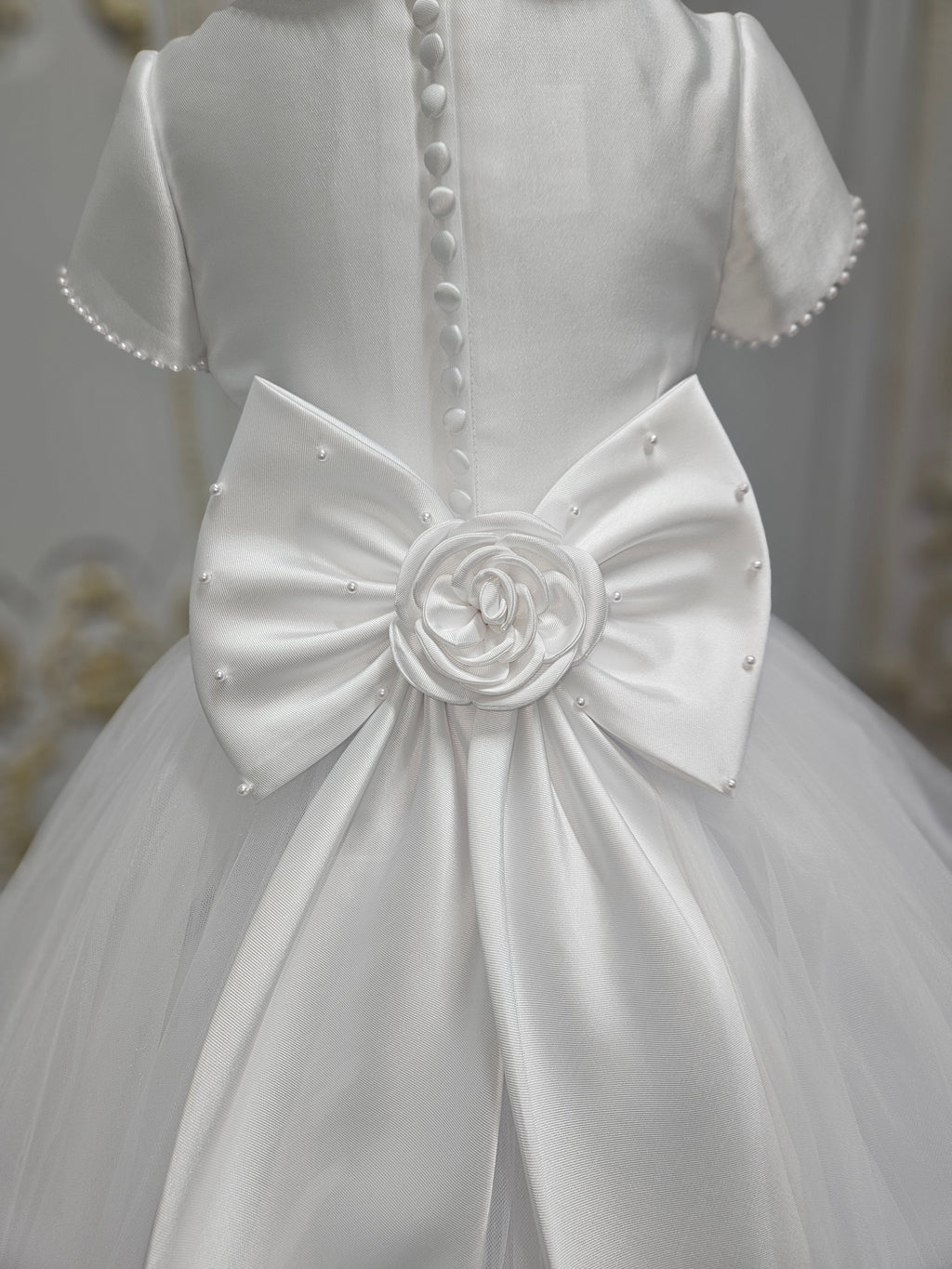 COMMUNION DRESS Isabella Girls White Communion Dress IS26384 EXCLUSIVE TO KINDLE