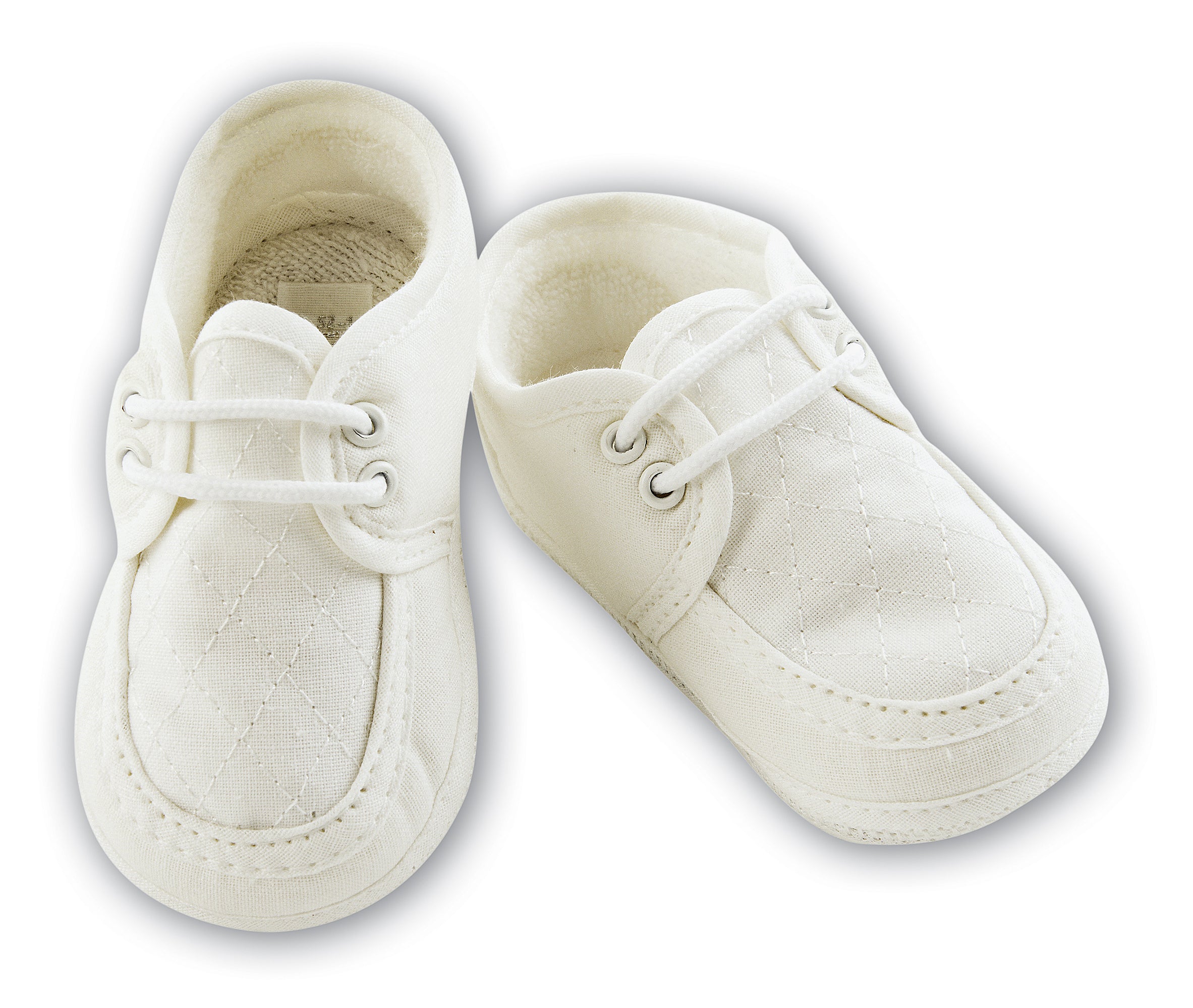 Sarah Louise Boys Christening Shoes - Ivory