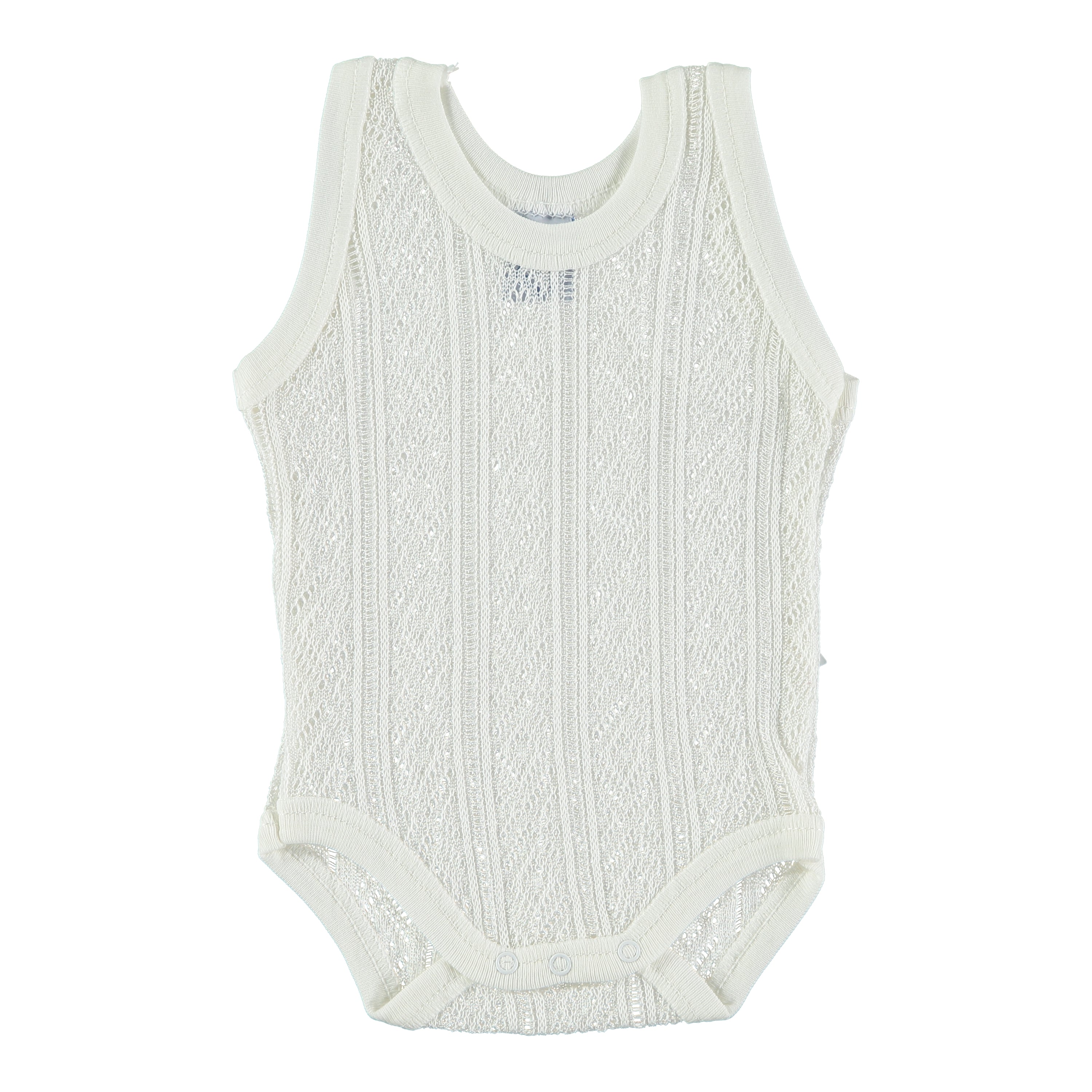 Babidu Perle Sleeveless Tank Style Vest:- Beige