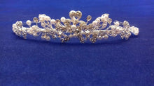 Load image into Gallery viewer, Celebrations Silver Crystal &amp; Pearls Tiara CH118
