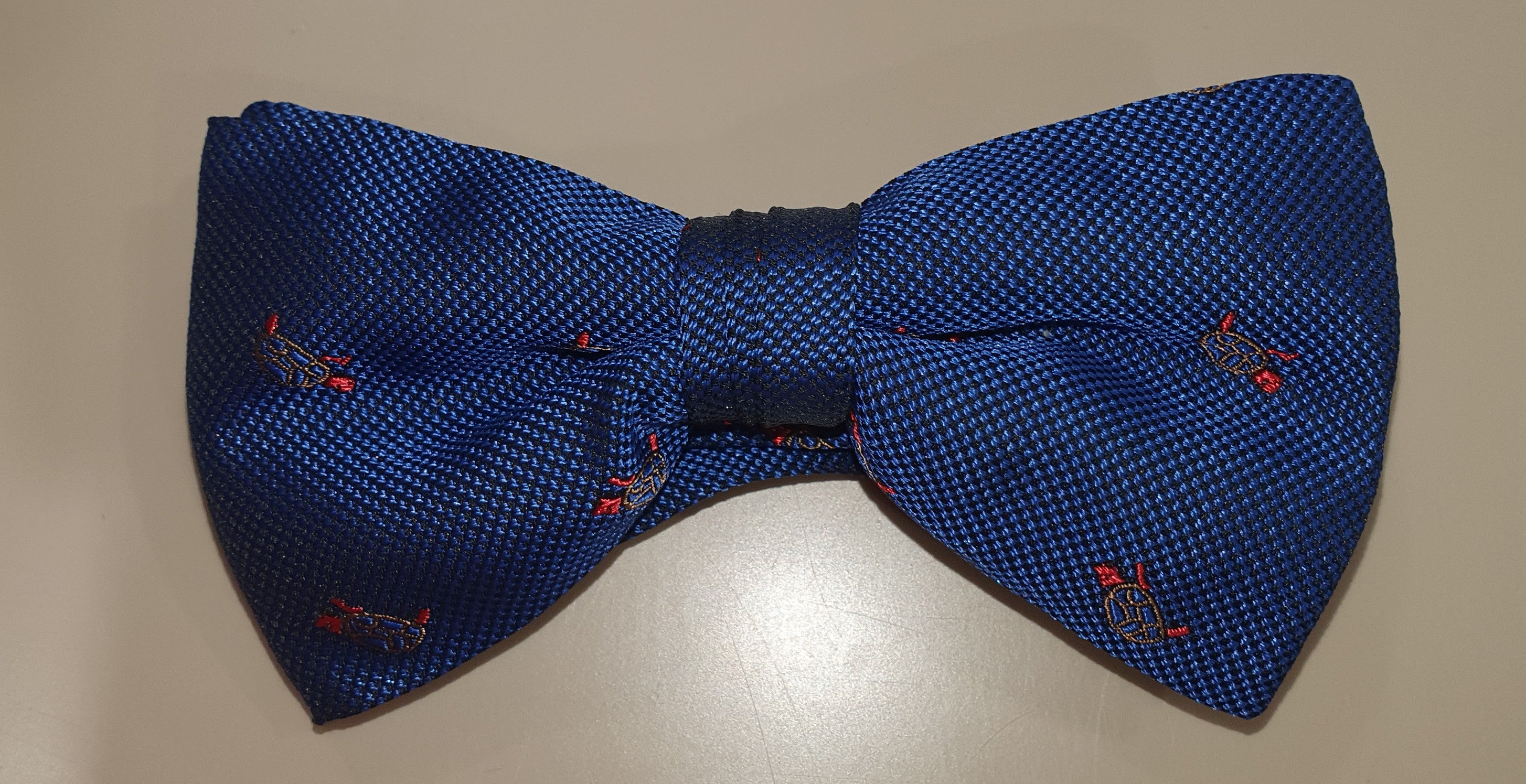 SALE One Varones Boys Bow Tie - Navy With Turtle Motif