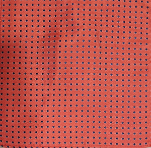 SALE One Varones Red Polka Dot Pocket Square