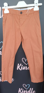 SUMMER SALE Mayoral Boys Chinos:- Rust LAST ONE AGE 5