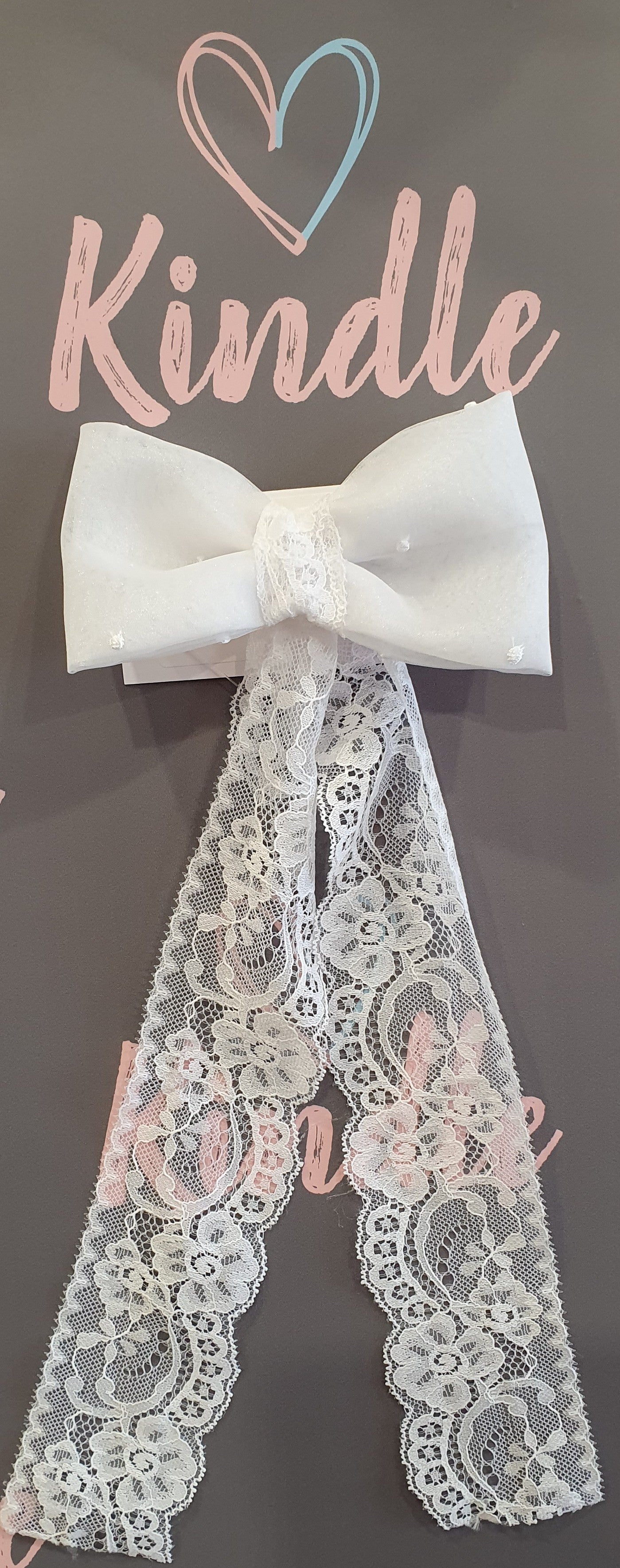 Carmy Girls Communion Hair Accessory:- CT2113 White