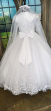 Load image into Gallery viewer, SALE COMMUNION DRESS ExclusiveTo KINDLE Rosa Bella Girls White Communion Dress:- Kate
