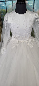 SALE COMMUNION DRESS ExclusiveTo KINDLE Rosa Bella Girls White Communion Dress:- Kate