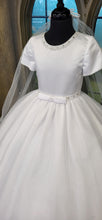 Load image into Gallery viewer, ExclusiveTo KINDLE Rosa Bella Girls White Communion Dress:- Margaret
