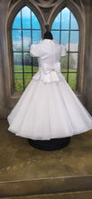 Load image into Gallery viewer, SALE COMMUNION DRESS Isabella Girls White Communion Dress:- IS23445 Age 8 &amp; 9
