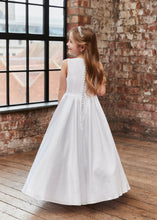 Load image into Gallery viewer, SALE COMMUNION DRESS Emily Grace Girls White Communion Dress With Puff Cap Sleeve:- EG20369 AGE 8 &amp; 9
