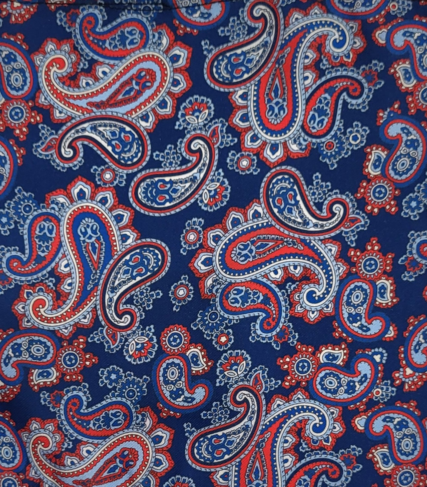 SALE One Varones Boys Paisley Pocket Square