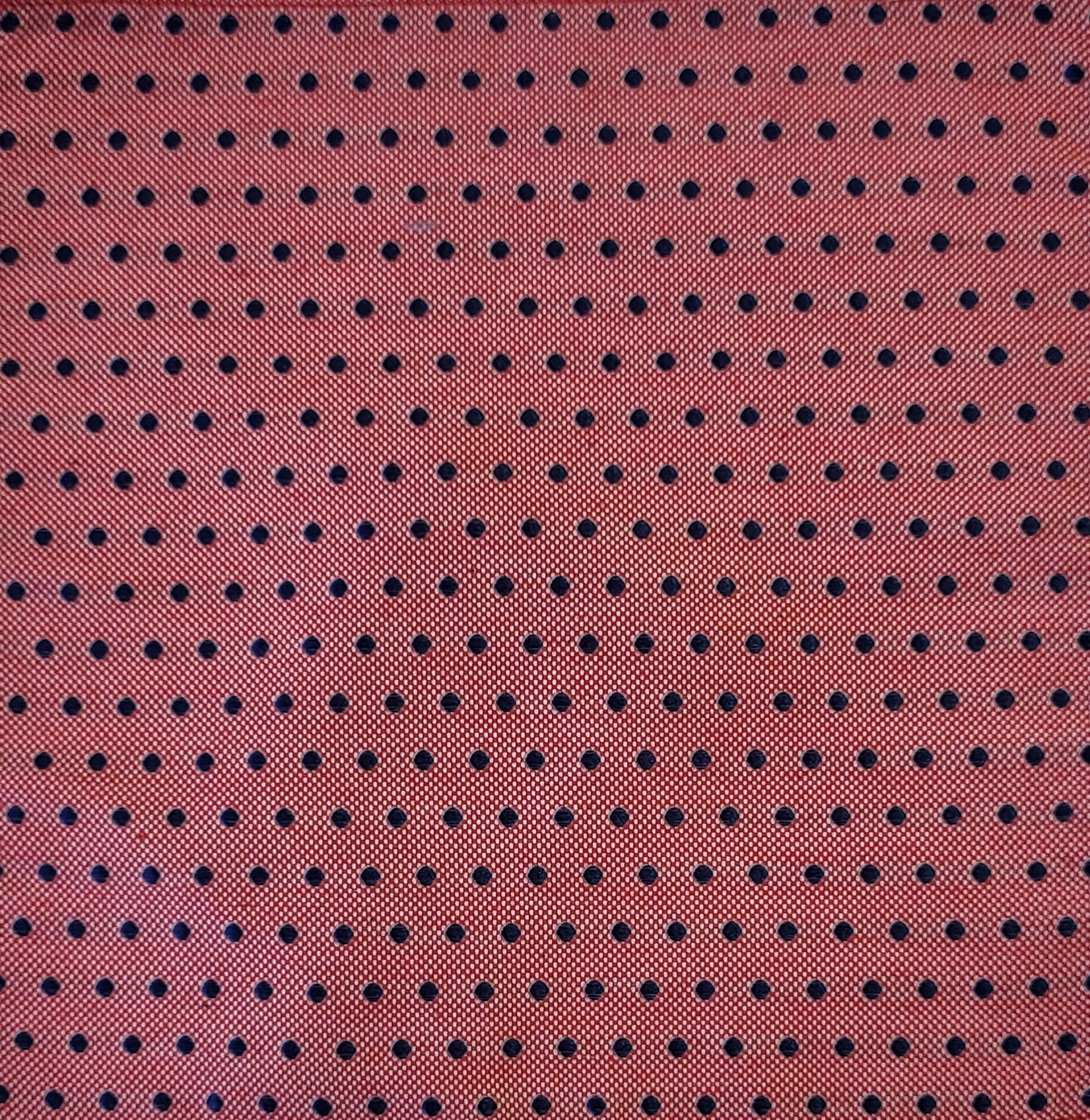 SALE One Varones Boys Pink Pocket Square With Navy Spot